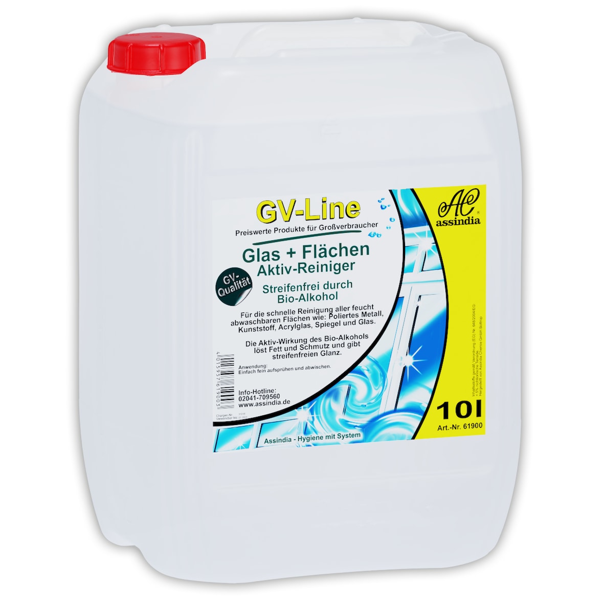 Assindia Glasreiniger GV-Line 10l
