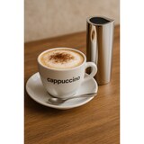 thumbnail of Cappuccino Strooier – Verchroomd 18/8 RVS – 10×4×3 cm – Fijnmazige cacaostrooier