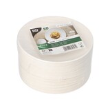 thumbnail of 50 Teller Zuckerrohr `pure` rund Ø 14,5 cm · 3,5 cm weiss `Cella`
