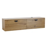 thumbnail of Oviala Meuble TV suspendu 120 cm industriel bois clair