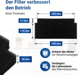 thumbnail of Schaumstoffmatte Griff EasyCleanFilter Trockner passend wie Bosch 12022801