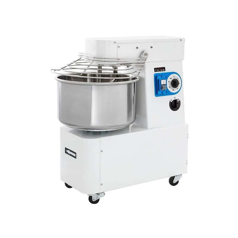 Impastatrice a spirale a 2 velocità con testa fissa e motore trifase - capacità 41 lt