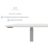 thumbnail of Schaff höhenverstellbarer Schreibtisch Progress | mit Gasfeder | Höhe 64 bis 106 cm | Tischplatte 120x80 cm | Gestell Silber