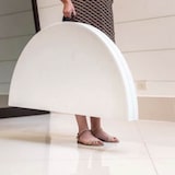 thumbnail of Mesa Plegable Redonda Efecto Granito Blanco Ø122x74cm 7house