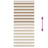 thumbnail of vidaXL Doppelrollo Sandbraun 95x200 cm Stoffbreite 90,9 cm Polyester