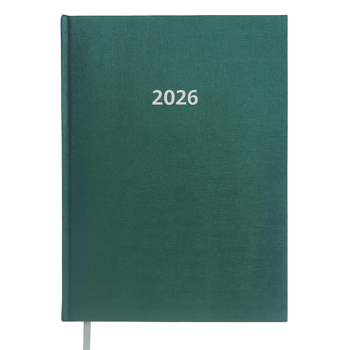 2026 ADINA Buchkalender A4 grün-metallic 1 Tag auf 1 Seite