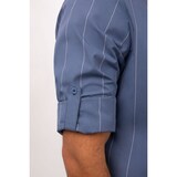 thumbnail of Chef Works® VOCE Herrenhemd gestreift der Contemporary Collection Artikel SFB03 Blau Größe S