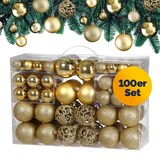 thumbnail of Christbaum Kugeln 100tlg. - gold
