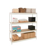 thumbnail of SimonRack Industrieregal, 2000x1500x900 mm, 600 kg am Biegepunkt, 4 Holzböden, Garagenregal, Weiss/Holz- Simonforte