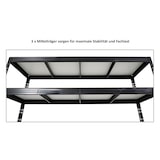 thumbnail of PROREGAL Étagère charge lourde RHINO | HxLxP 180x200x60cm | 5 niveaux en aggloméré 8mm | 500kg par niveau | Noir | Étagère de garage