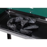 thumbnail of aro Holzkohle Grillwagen, Grillfläche 48 x 28.5 cm, Seiten- und Untenablage, fahrbar, Stahl/Holz, grün