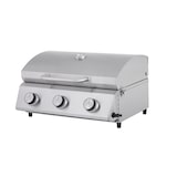 thumbnail of Tarrington House 3-Brenner Tisch-Gasgrill Cathan, Grillfläche 32 x 52 cm, Edelstahl, silber