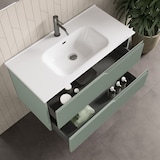thumbnail of AQA Design Composizione da bagno in MDF 4 pezzi VENERE verde salvia cm. L.101 P.46,5 H.190 MPVE10-SAL