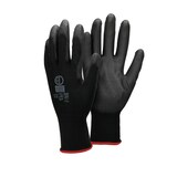 thumbnail of ECD Germany 60 Paar Arbeitshandschuhe PU-Beschichtet Größe 7-S Schwarz Atmungsaktiv Rutschfest Robust Montagehandschuhe