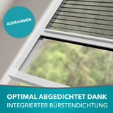 thumbnail of Fliegengitter Insektenschutz Dachfenster Plissee Alurahmen Bausatz,Farbe:weiß (RAL9010),Größe (Breite x Höhe):110 x 160 cm (Profile auf Maß)