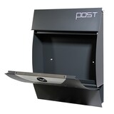 thumbnail of Briefkasten Wandbriefkasten Anthrazit Postkasten Postfach inkl. Zeitungsrolle V3