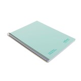 thumbnail of Caderno A4+ capa extra rígida 120H 80G pautado microperfurado 5 faixas cor Navigator Mint soft