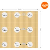 thumbnail of PVC Sichtschutzmatte Sichtschutzzaun Sichtschutz Zaun Rolle Windschutz 140x300cm
