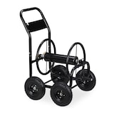 thumbnail of Relaxdays Schlauchwagen Metall, fahrbare Schlauchtrommel, Metall, bis 75 m Schlauch, mit Handkurbel, 4 Räder, schwarz