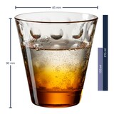 thumbnail of Leonardo Trinkglas Optic orange 215 ml
