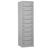 thumbnail of PROREGAL Notebookschrank Bear |10 Fächer| HxBxT 180x50x50 cm | Weiß