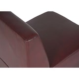 thumbnail of Divano modulare a 2 posti Couch Lyon, similpelle ~ rosso-marrone, senza braccioli