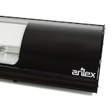 thumbnail of Vitrina Refrigerada de Tapas Arilex Negra | 6VTG-NE | Capacidad 6 Bandejas GN 1/3 (Incluidas) | Cristal Templado | +2°C a +6°C | R152a | 230V