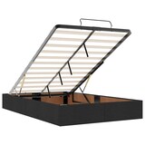 thumbnail of vidaXL Ottoman-Bett mit Matratze Schwarz 120x200 cm Stoff
