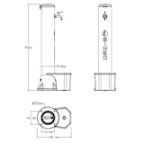 thumbnail of Kit KIT TRITONE Sined Kit composto por fonte e balde de 5 litros Fabricado em polietileno, Preto