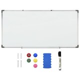 thumbnail of vidaXL Whiteboard magnetisch 110x60 cm staal wit