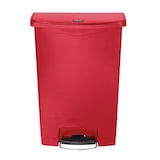 thumbnail of Rubbermaid Slim Jim Step On container Front Step kunststof 90 ltr - rood