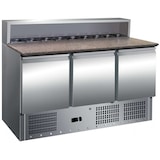 thumbnail of Mesa GN1/1 3 Puertas Preparación Ensaladas con Encimera de Granito de 1365 x700 x1010h mm PEKIN PS903