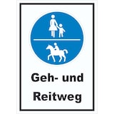 thumbnail of Schild Geh- und Reitweg A3 (297x420mm)