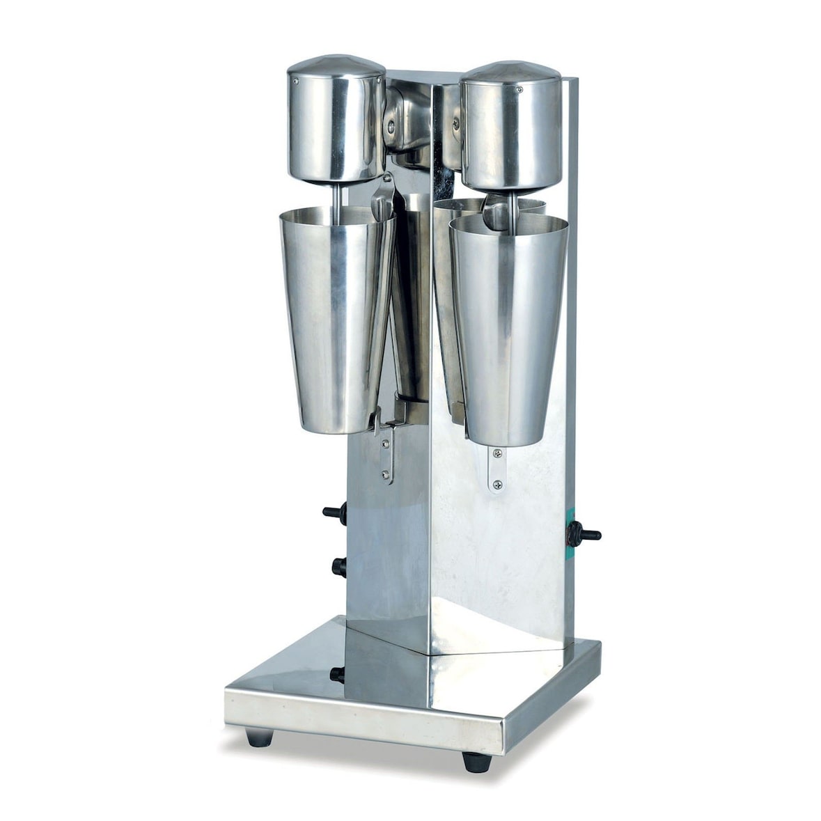 Doppelter Milchshake-Mixer – 2 Gläser – Edelstahl