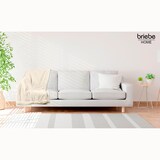 thumbnail of Briebe SC4212-2277 Manta de Sofa, Cobertor de Sedalina com Tela de Sherpa 130 x 160cm Quente, Grossa e Extra Macia, Pérola