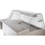 thumbnail of Mehrzweckvitrine Delicious 1500 C mit gebogenem Glasaufbau