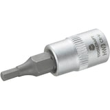 thumbnail of TOOLCRAFT 816068 Innen-Sechskant Steckschlüssel-Bit-Einsatz 3 mm 1/4" (6.3 mm)