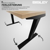 thumbnail of Bisley E-WonderTech elektrisch höhenverstellbarer Schreibtisch 140x80 cm in weiß - Elektrischer Tisch höhenverstellbar mit Memory-Funktion