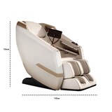 thumbnail of Massagesessel, Zero-Gravity Liegesessel, Tiefenmassage, mit Heizfunktion, Vollmassage, Bluetooth SL Schienen Weiß L140×B73×H106cm /A001-Bai/