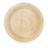thumbnail of 50 Teller, Palmblatt rund 500 ml Ø 23 cm · 5,3 cm mit rPET Deckel Kombipack