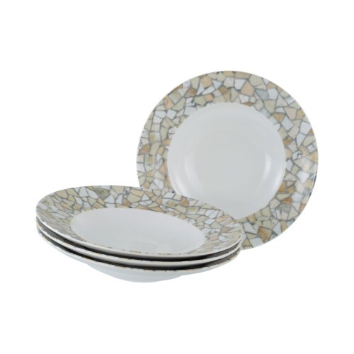 CreaTable Stone Collection Siena Pastateller 4-tlg Porzellan