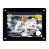 thumbnail of Securit® A3-Posterhalter für Schaufenster – Schwarz – Mit 4 Saugnäpfen – Beidseitig