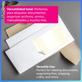 thumbnail of M-office Etiquetas Adhesivas A4, Pegatinas Blancas para Uso Diario, Papel Adhesivo para Imprimir, Pegatinas para Escribir(44 por hoja, 25h)