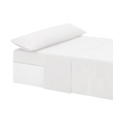 thumbnail of Juego sábanas blancas 4 Piezas 50%alg-50%pol de 180 hilos | Cama 180 cm - ITEXA