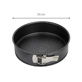 thumbnail of Zenker Springform Kuchenform Backform Kuchen Form Flachboden Antihaft 24 cm