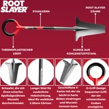 thumbnail of Radius Root Slayer Spaten, Wurzelspaten, ergonomisch, Mehrzweckschaufel, Schneidspitze, Klinge mit Zähnen zum Schneiden der Wurzeln, 113 cm, rot