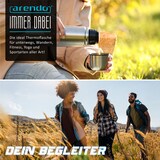 thumbnail of Arendo Isolierflasche 1 L, Edelstahl Thermoflasche, BPA-frei, geschmacksneutral, für unterwegs, hält kalt & warm