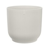 thumbnail of Weißer runder Blumentopf Ø30cm recycelt robust