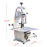 thumbnail of Serra de carne e ossos com serra de aço inoxidável de 1650mm