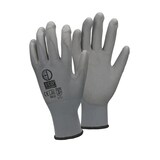 thumbnail of ECD Germany 4 Paar Arbeitshandschuhe mit PU-Beschichtung, Größe 10-XL, Grau, Mechanikerhandschuhe Montagehandschuhe Schutzhandschuhe Gartenhandschuhe